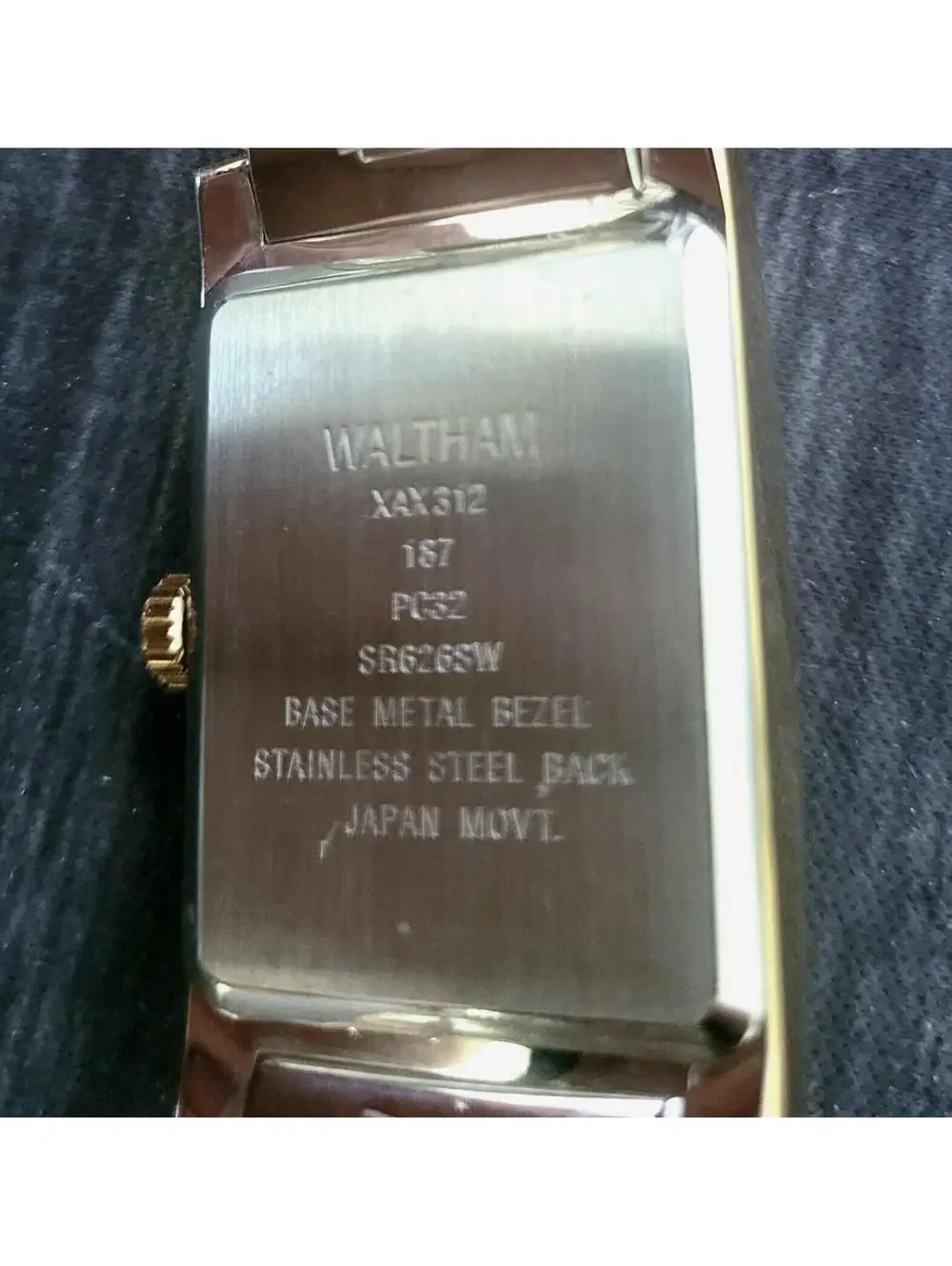 Brand‎ New Vintage Waltham 2 Tone White Enamel Men's Watch